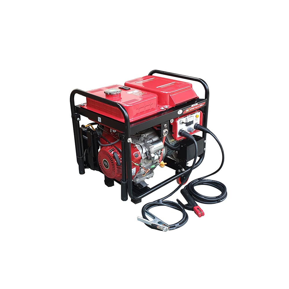 300 Amps Welding Generator - 9.KW, with Recoil & Self Start Petrol Run, Model HPW-350D  